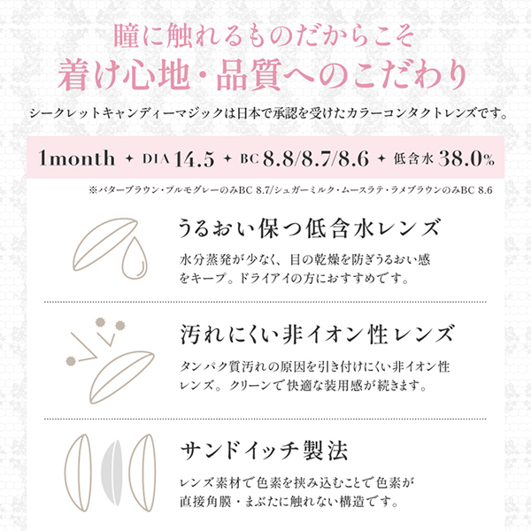 Lcode SECRET CANDY MAGIC 1month エルコード シークレットキャンディーマジック ワンマンス 板野友美 いたのともみ アドキット