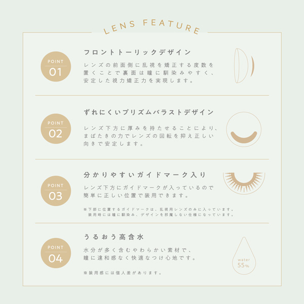 トパーズワンデートーリック スペック01