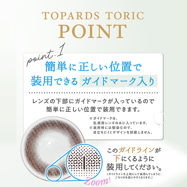 トパーズワンデートーリック レンズ アドキット